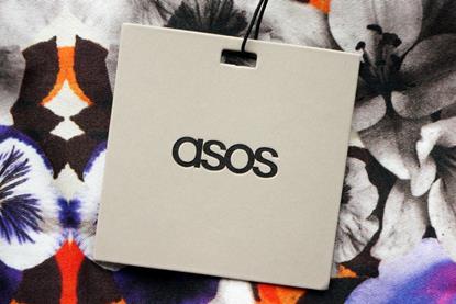 Asos label on garment