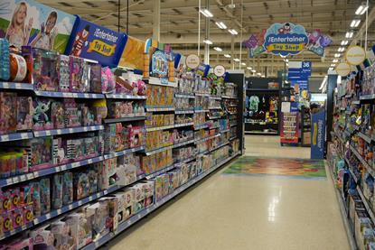 The Entertainer Toy Shop concession in a Tesco store