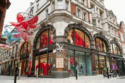 Exterior of Lululemon store