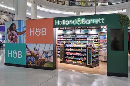 Holland & Barrett kiosk, Jervis Centre