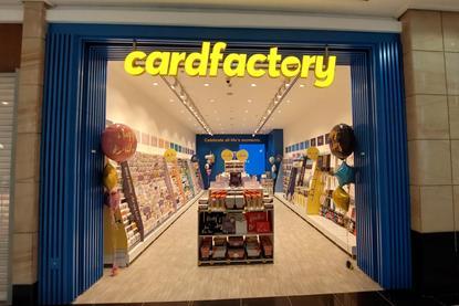 Card Factory store entrance