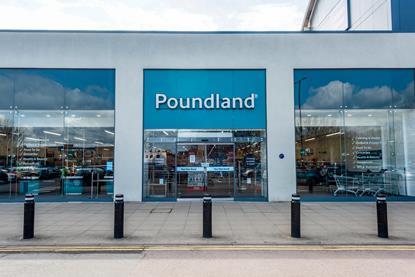 Poundland store exterior