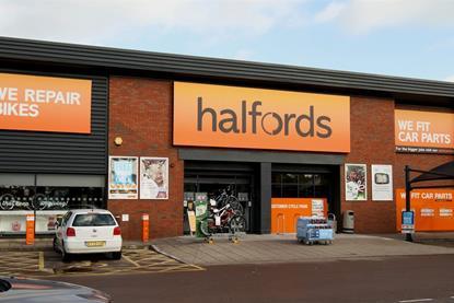 Halfords store