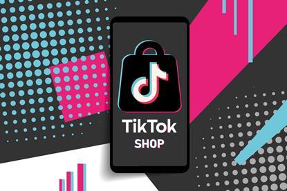 TikTok Shop on smartphone screen