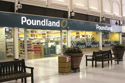 Poundland store exterior