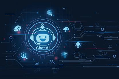 Illustration of an AI chatbot