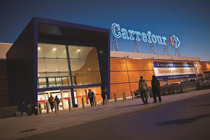 Exterior of Carrefour store