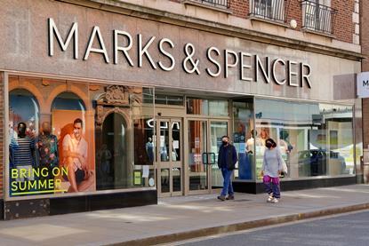 Marks & Spencer store April 2021