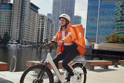 Just Eat bicycle delivery