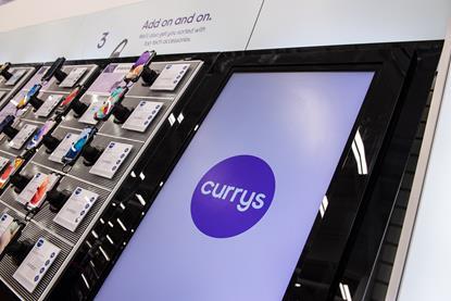 Mobile phones on sale in Currys