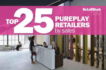 Top 25 pureplay retailers by sales