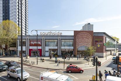 Rendering of Southside Shopping Centre exterior