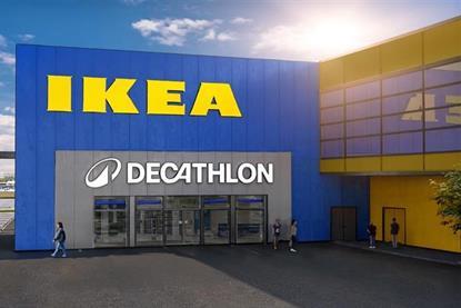 Rendering of Decathlon store at Ikea