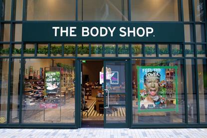 The Body Shop store exterior