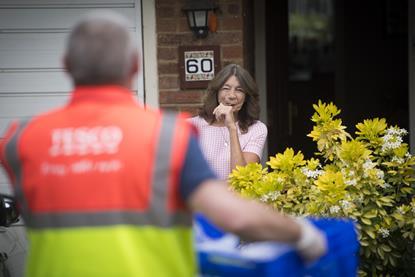 Tesco doubled its grocery delivery slots to 1.5m per week