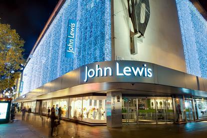 John Lewis Oxford Street at Christmas