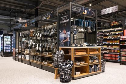Kitchen shop in M&S's Godalming food store