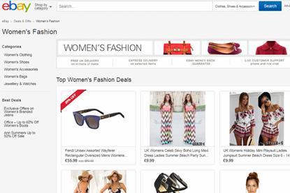ebay womenswear deals