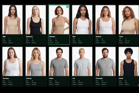 Images of models from Zalando's Scayle Studios