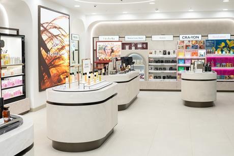 Boots Fragrance store counters