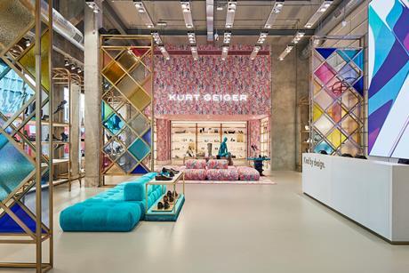 Interior of Kurt Geiger Oxford Street store