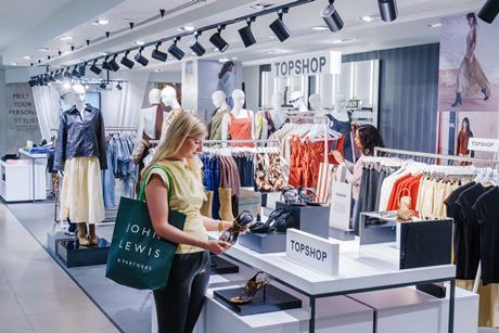 John Lewis x Topshop concession