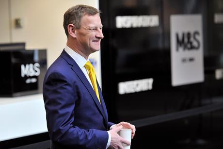Steve Rowe in M&S head office