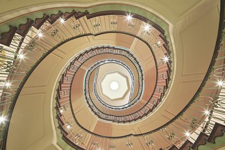 Fortnum & Mason double helix staircase