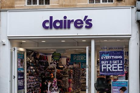 Claire's store, Stall Street