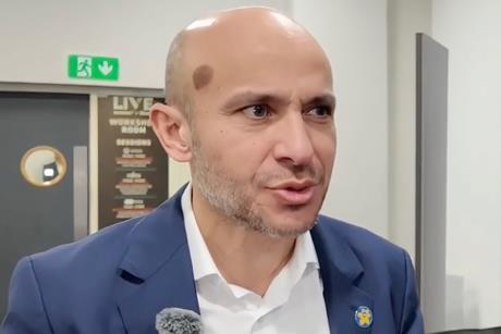 Rami Batieh speaking on camera at LIVE 2026