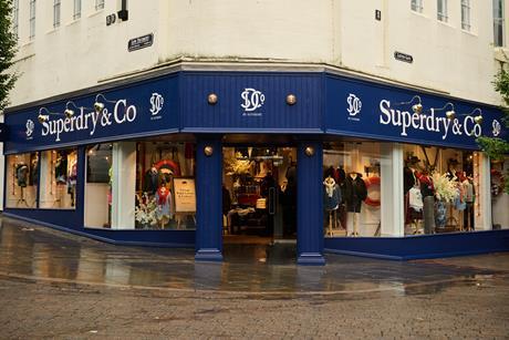 Superdry & Co store in Nottingham with new branding