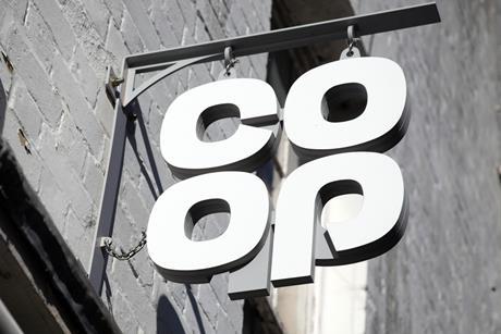 Co-op store sign