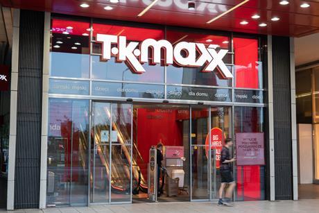 TK Maxx store exterior