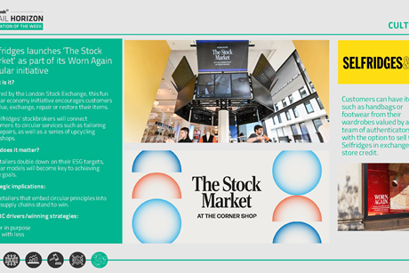 Innovation of the Week - Selfridges Stock Market
