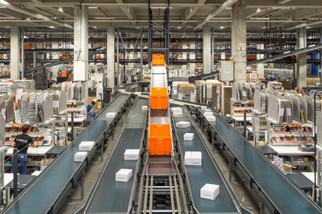 Zalando logistics fulfilment centre