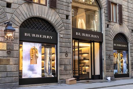 Burberry store in Florence