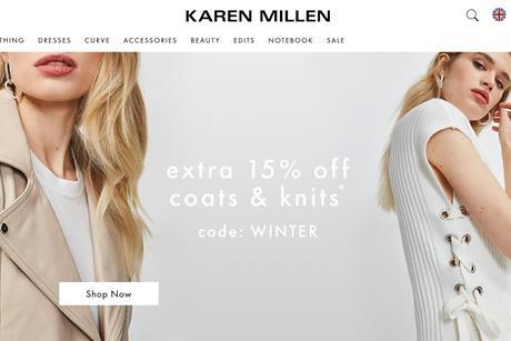 Karen Millen homepage