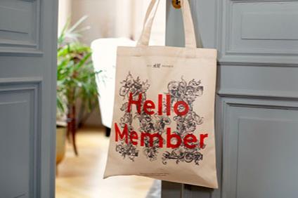 H&M member tote bag