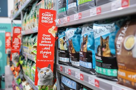 Jollyes store shelves