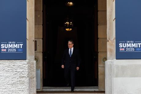 Keir Starmer at UK-EU summit, May 2025