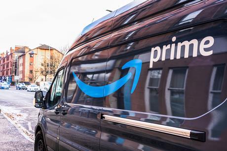 Amazon Prime delivery van