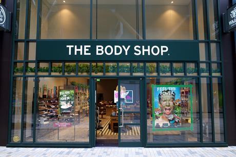 The Body Shop store exterior