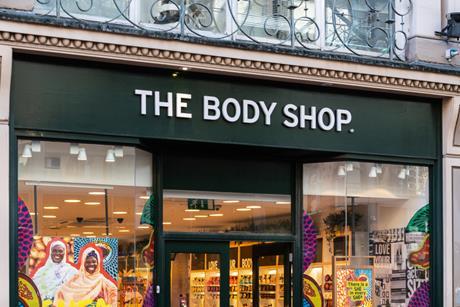 Exterior of The Body Shop store in Birmingham