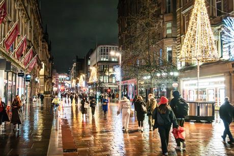 Christmas shopping Glasgow