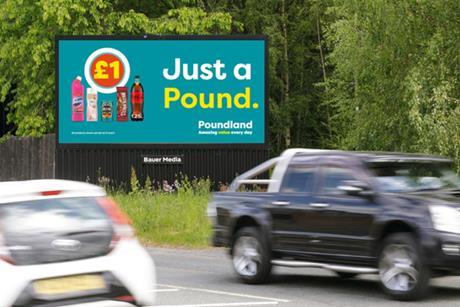 Poundland billboard