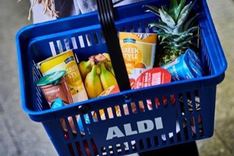 Aldi shopping basket