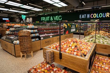 M&S food hall