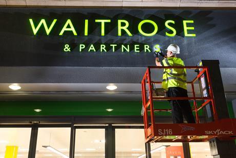 Waitrose sign