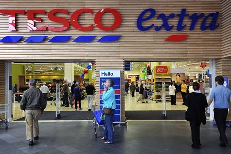 Tesco Extra store front