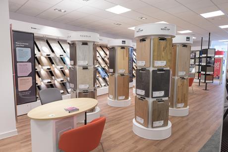 Carpetright Clapham store interior